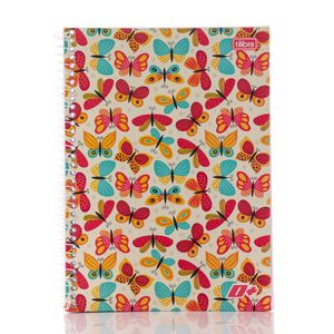 Caderno Universitário Tilibra Capa Dura D+ Feminino 1 Matéria 96Folhas