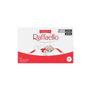 Bombom Ferrero Raffaello com 9 Unidades 90g