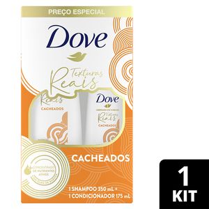 Shampoo 350ml + Condicionador 175ml Dove Texturas Reais Cacheados un