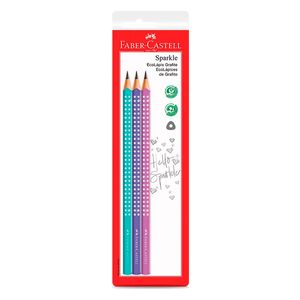 Lápis Grafite F.Castell Sparkle 3un