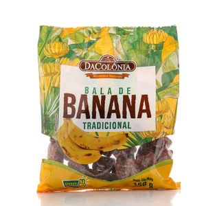 Bala de Banana Dacolônia 160g