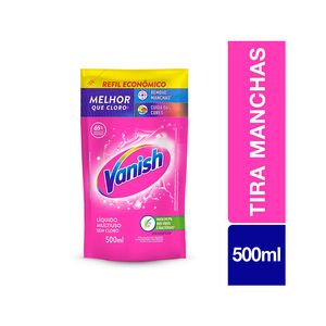 Alvejante Vanish Líquido Multiuso sem Cloro Pink Sachê 500ml