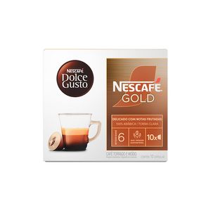 Café Dolce Gusto Gold Intensidade 6 com10 Capsulas 60g