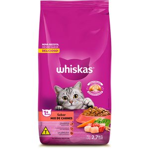 Alimento para Gatos Whiskas Mix de Carnes 2,7kg