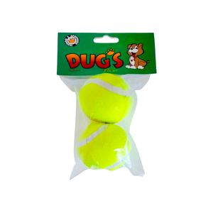 Brinquedo para Cães Dugs Bola Tenis com 2un