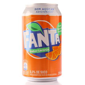Refrigerante Fanta Zero Laranja Lata 350ml