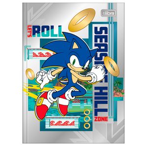 Caderno Brochura Tilibra Capa Dura 1/4 Sonic 80 Folhas Un