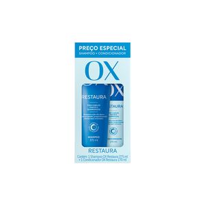 Shampoo 375ml + Condicionador 170ml Ox Restaura un