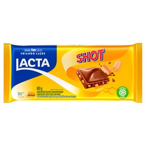 Chocolate Lacta Tablete Shot 80g