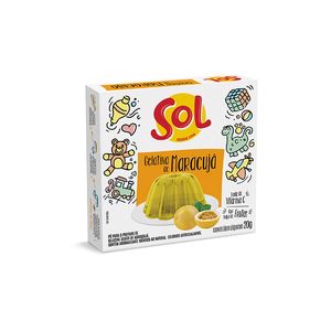 Gelatina Sol Maracujá 20g