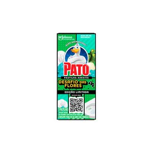 Detergente Sanitário Pato Pastilha Adesiva Desafio Flores Edição Limitada 3un