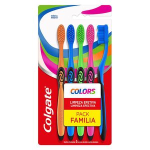 Escova Dental Colgate Colors 5Unidades