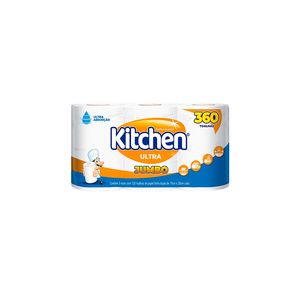 Toalha Papel Kitchen Jumbo 360 Toalhas 3rl