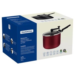 Pipoqueira Tramontina Loreto Vermelha 20cm Un