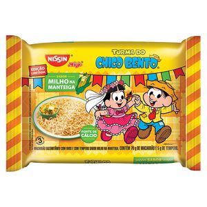 Macarrão Instantâneo Nissin Chico Bento Milho na Manteiga Suave 75g