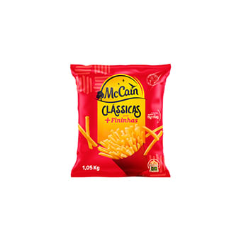 Batata Pré Frita Fininha Congelada McCain Clássicas Embalagem 1,05kg