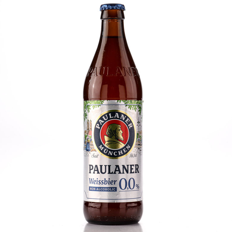 Cerveja Paulaner Hefe Weissbier sem Álcool 500ml
