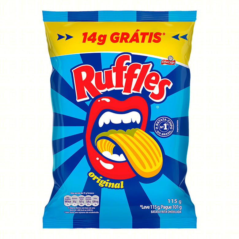 Batata Ruffles Original Lv115g Pg101g - Covabra