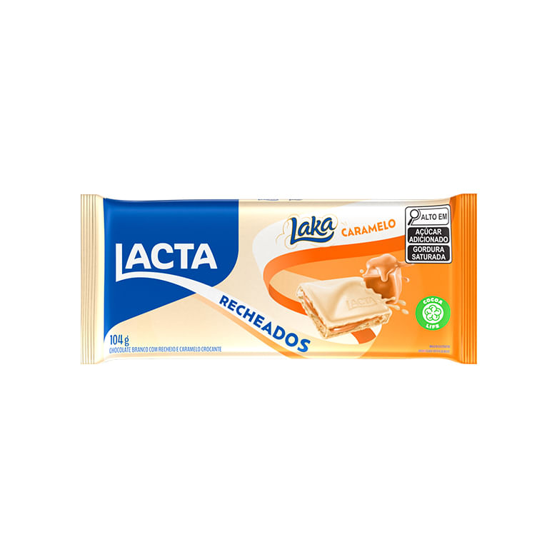 Chocolate Lacta Caramelo Laka 104g - Covabra