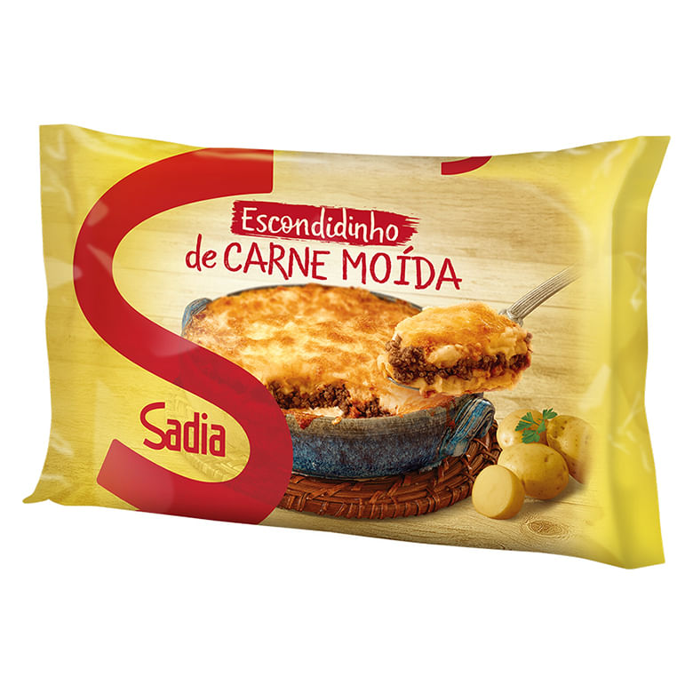 Escondidinho Sadia Congelado Carne Moida Pure Batata 600g