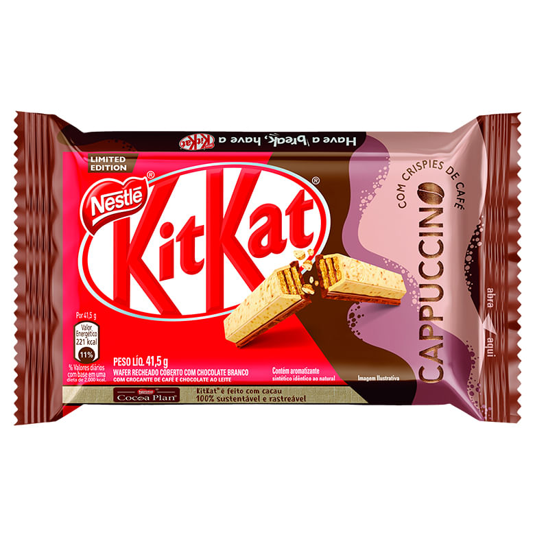 Chocolate Nestlé Kit Kat Cappuccino 41,5g - Covabra