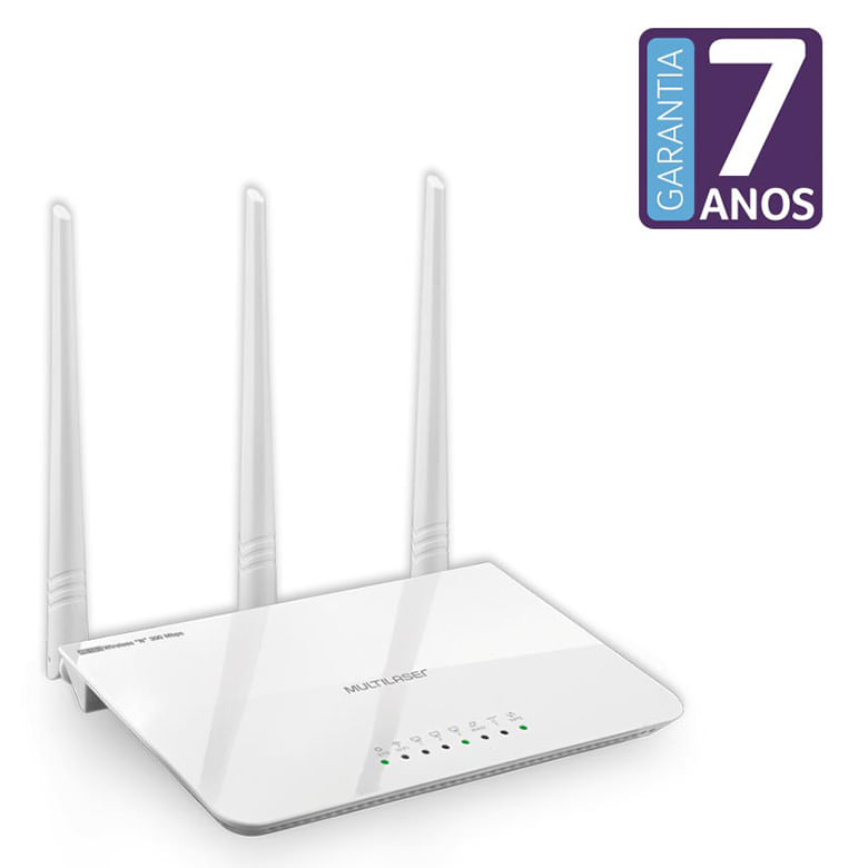 Roteador Multilaser 3 Antenas 300 Mbps Ipv6 - Covabra