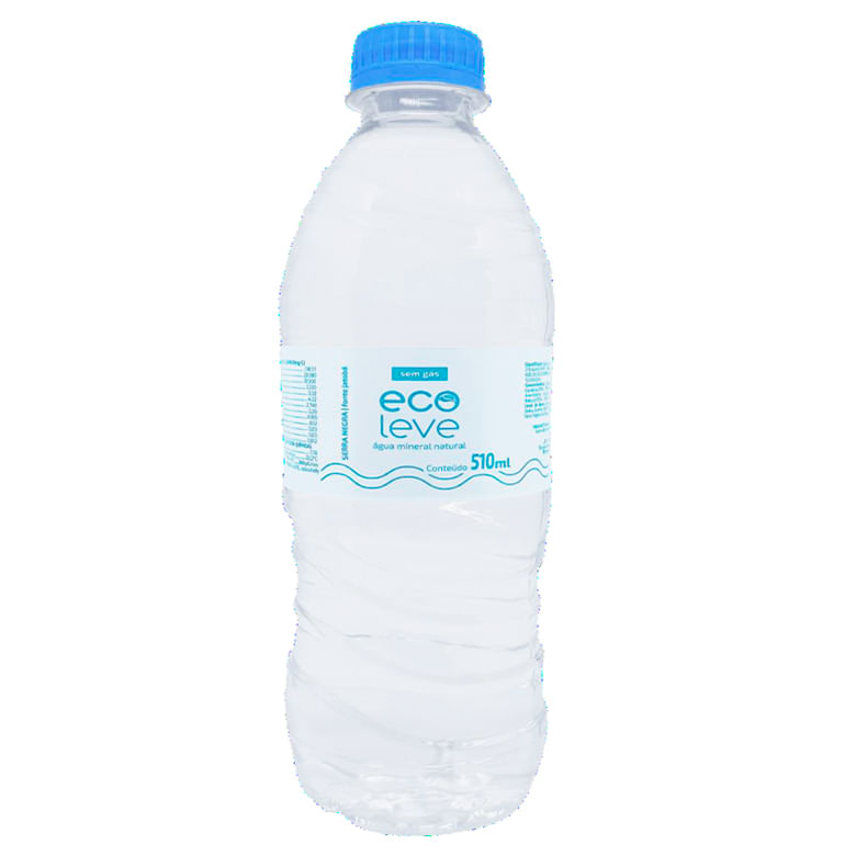 Água Mineral sem Gás Ecoleve Pet 510ml
