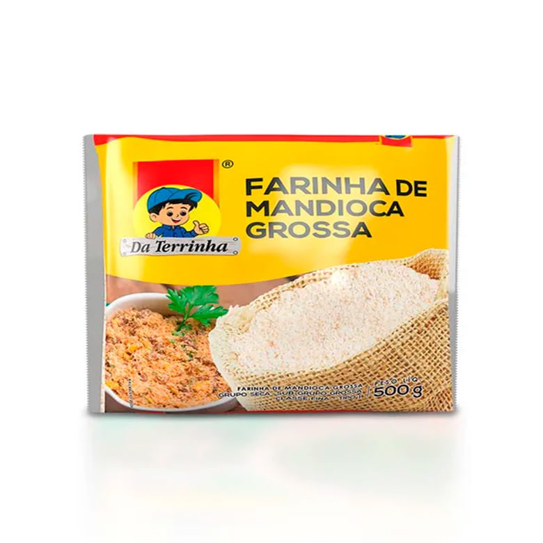 Farinha Mandioca Da Terrinha Grossa 500g