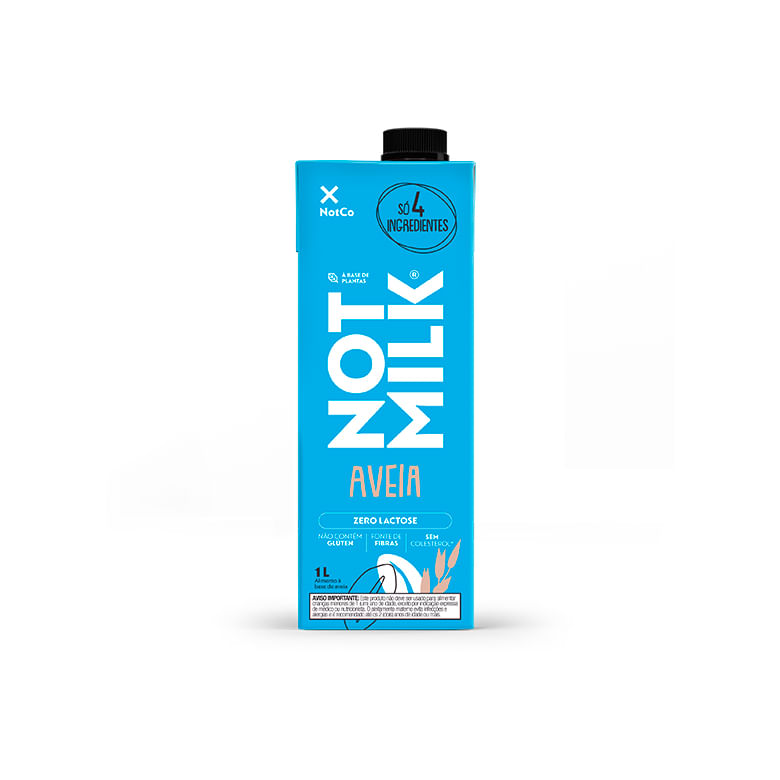 Bebida Vegetal Notmilk Aveia 1l - Covabra