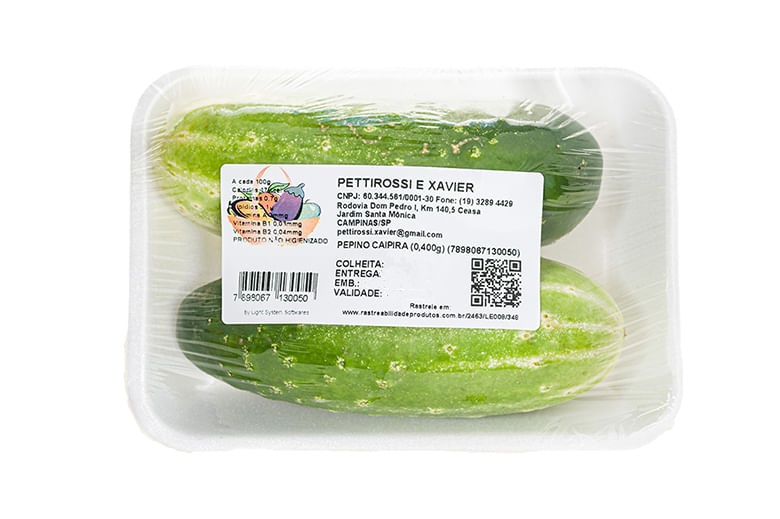 Pepino Caipira Pettirossi Xavier 500gr