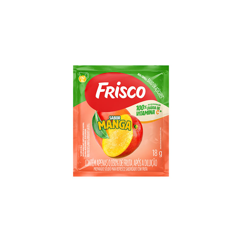 Refresco em Pó Frisco Manga 18g