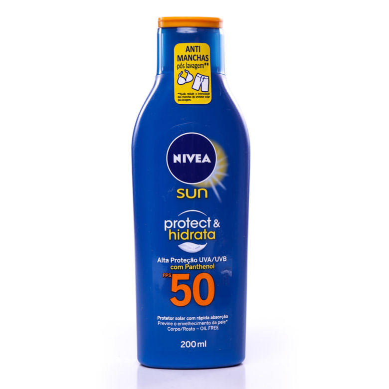 Protetor Solar Nivea Sun Protect & Hidrata FPS 50 200ml