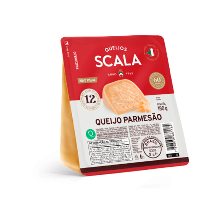 Queijo Parmesão Scala Fracionado 12 Meses Maturação 180g