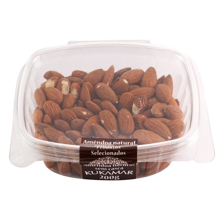 Amêndoa Kukamar Natural sem Casca 200g