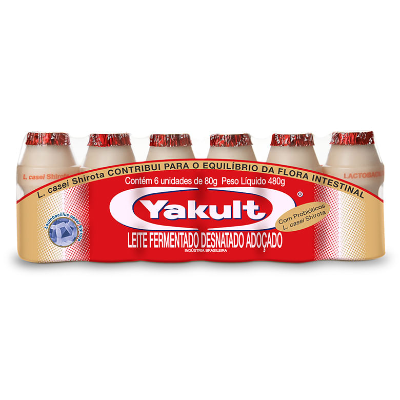 Leite Fermentado Yakult 480ml