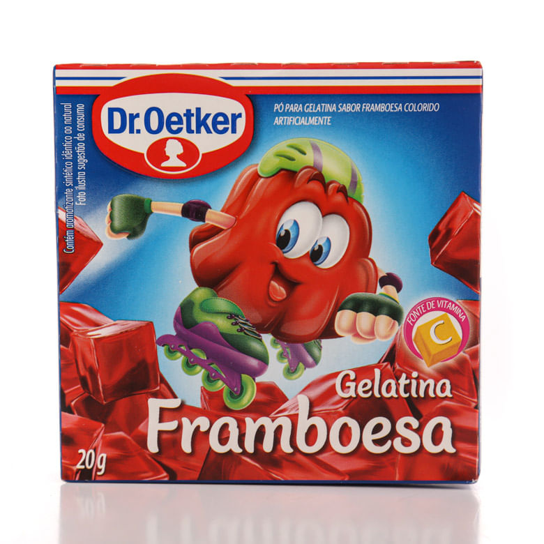Gelatina Dr. Oetker Framboesa 20g