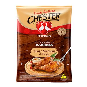 Coxa com Sobrecoxa Perdigão Chester Temperado Brasa 2,600kg