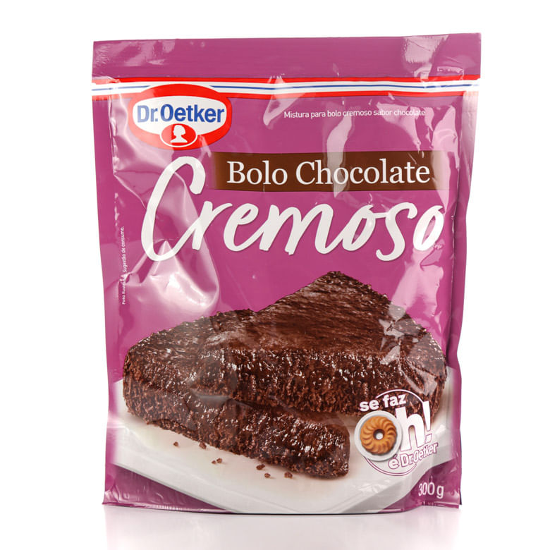 Mistura para Bolo Cremoso de Chocolate Dr. Oetker 300g