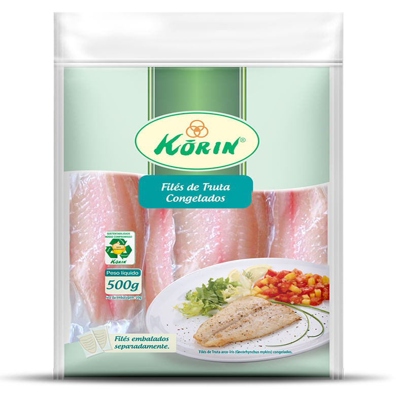 Filé de Truta Congelada Korin 500g