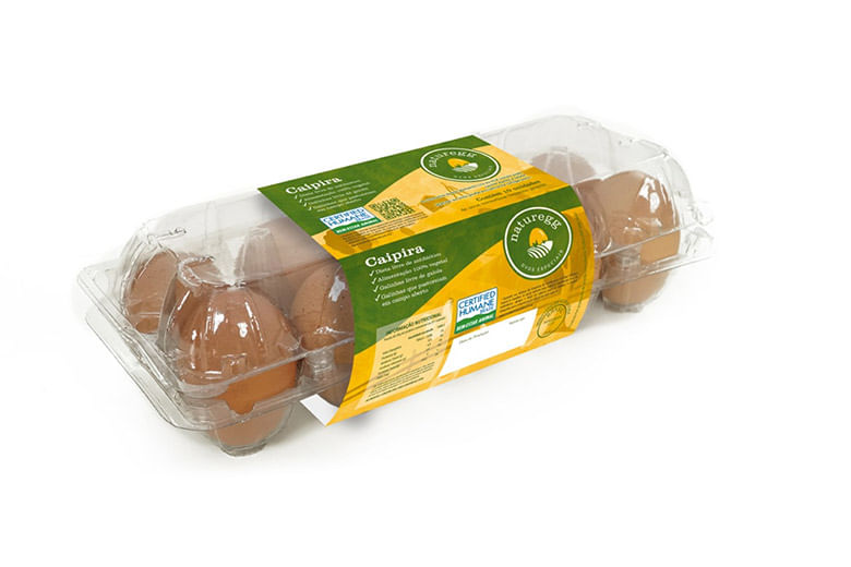 Ovos Natural Egg com 10Unidades - Covabra
