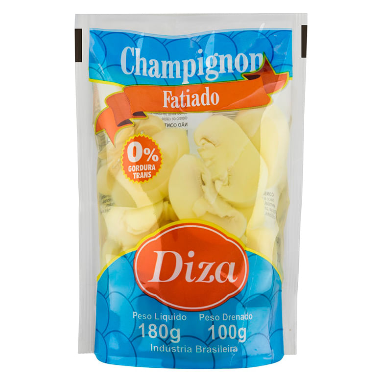 Cogumelo Diza Fatiado Sachê 100g