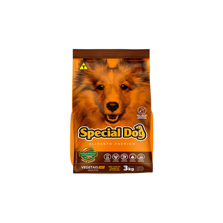 Alimento para Cães Special Dog Adultos Vegetais Pró 3kg - Covabra