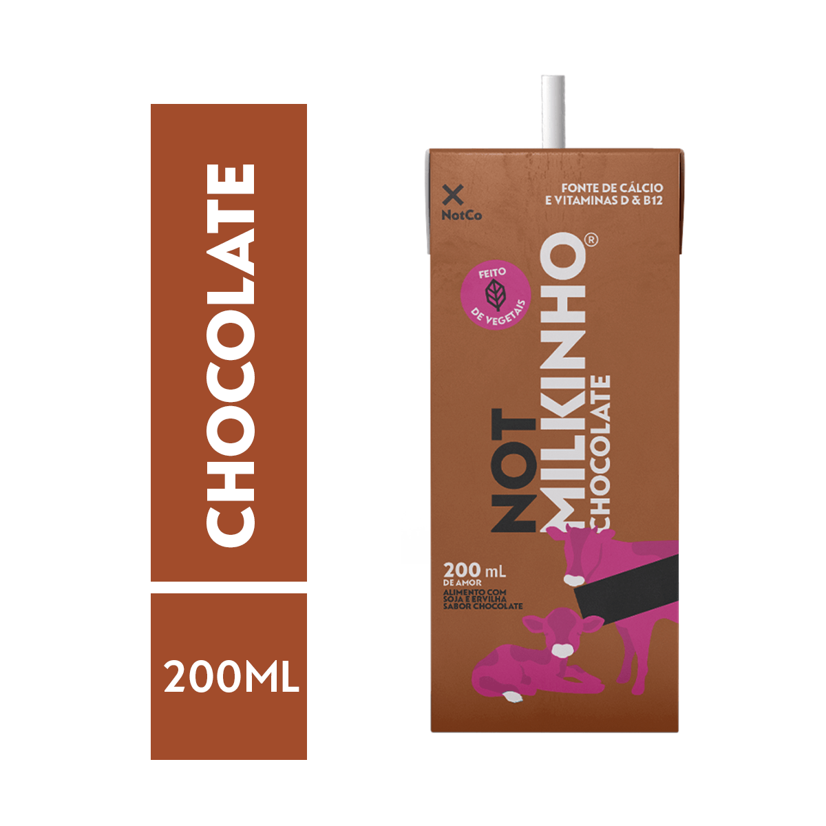 Not Milkinho Chocolate Leite Vegetal 200ml - Covabra