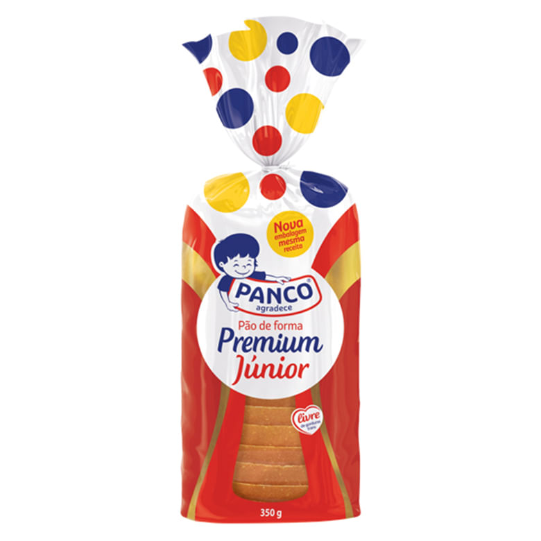 Pão De Forma Panco Júnior Premium Pacote 350g