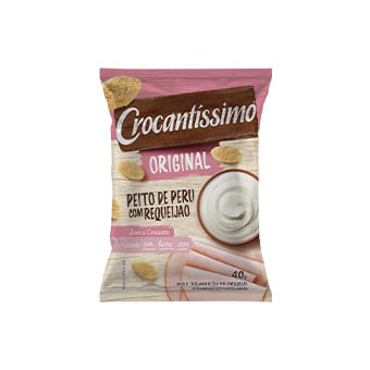 Salgadinho Crocantíssimo Peito de Peru com Requeijão 40g - Pullman