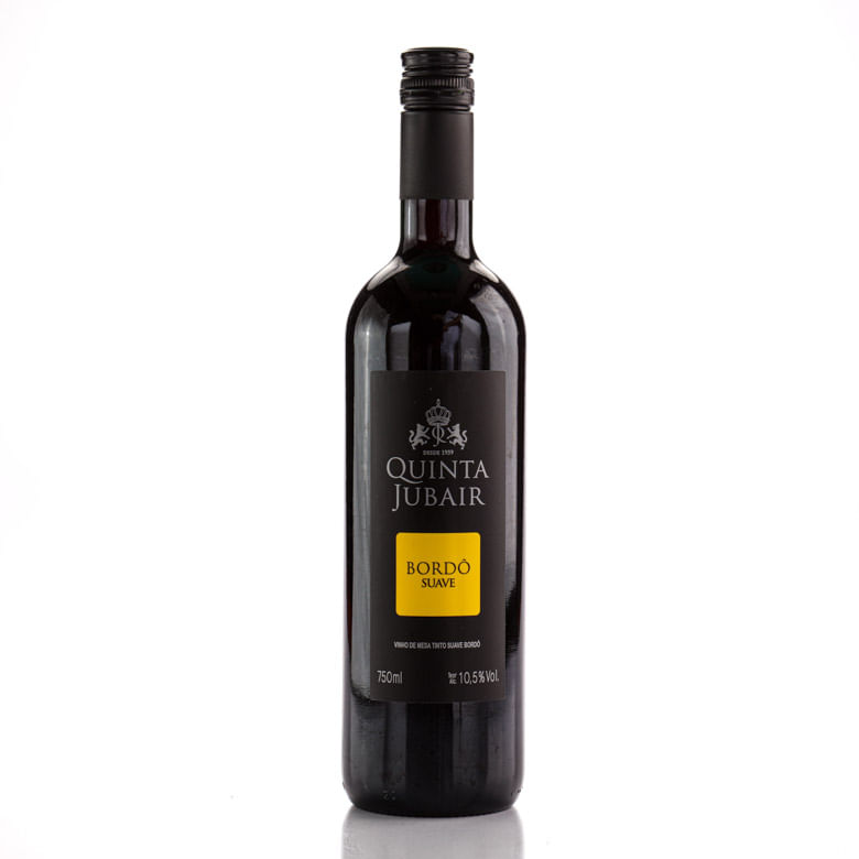 Vinho Brasileiro Quinta Jubair 750ml Bordô Tinto Suave