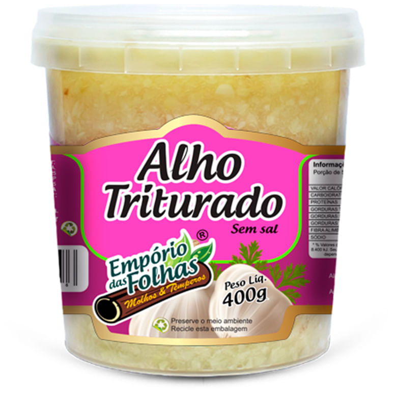 Alho Empório das Folhas Triturado 400g
