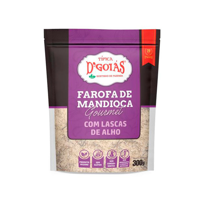 Farofa Pronta DGoiás com Alho 300g