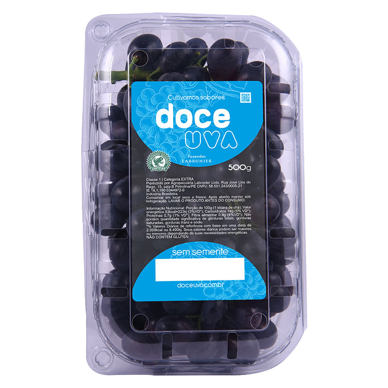 Uva Vitoria Doce Uva sem Sementes 500 g