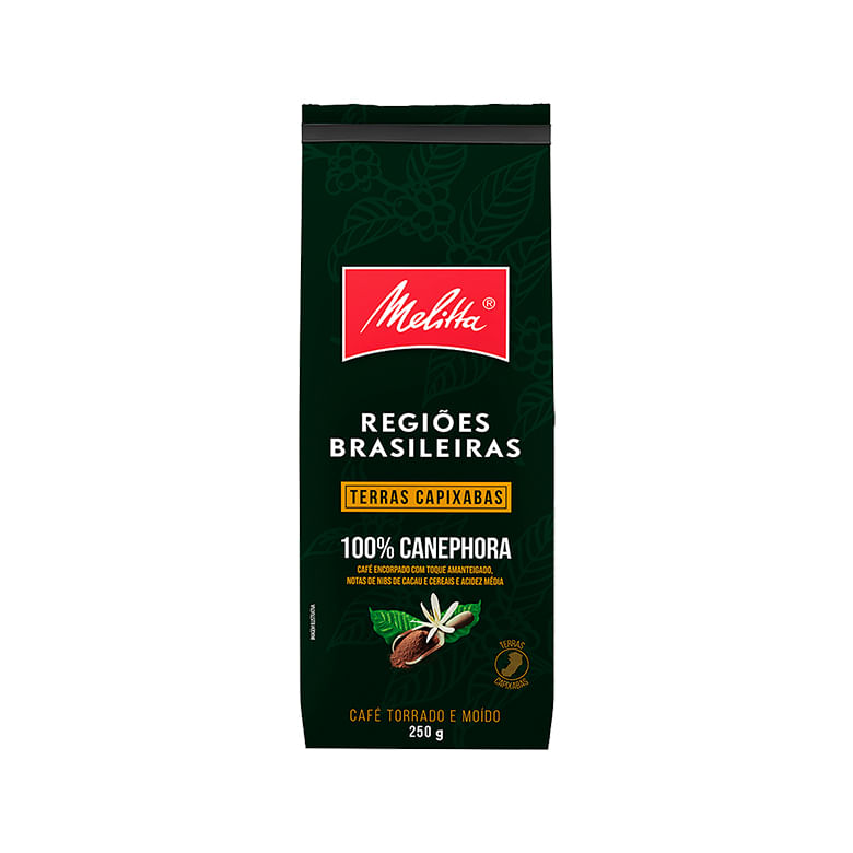 アドレス250G Café Melitta Regiões Brasileiras Terras Capixabas 250g - Covabra